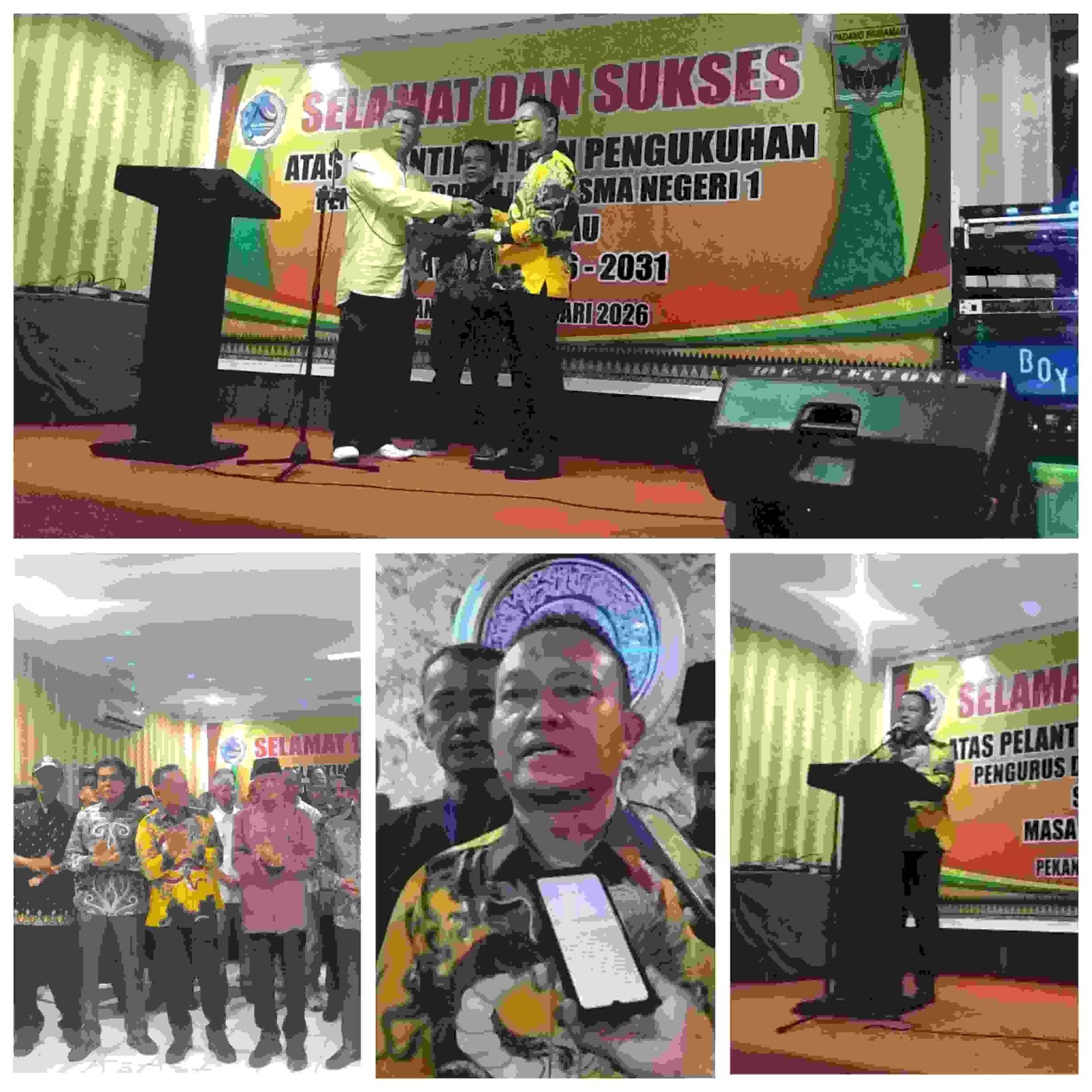 AKBP.Bainar, S.H., M.H Sukses Di Lantik Menjadi Ketua DPP Alumni SMA 1 Sungai Limau Periode 2026-2931