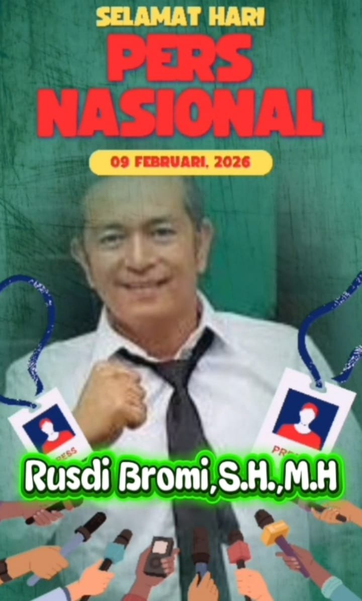 Rusdi Bromi Ucapkan Selamat Hari Pers Nasional: Pers Adalah Penjaga Nurani Publik dan Pilar Keadilan