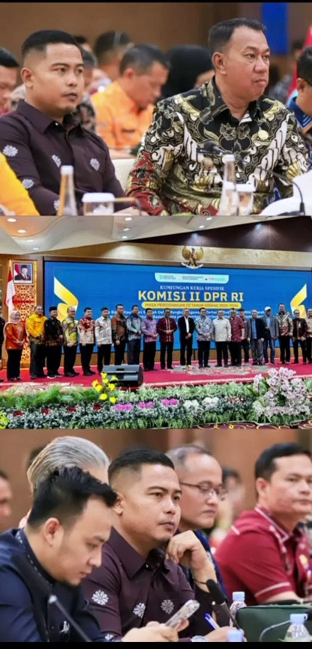 cbcpos.com|Wakil Bupati Muzamil Hadiri dan Dirut Bisnis PT Bumi Meranti Fitridi Mirtha SE Kunjungan Spesifik Komisi II DPR RI: Dorong Transformasi BUMD Jadi Solusi Kekeringan Fiskal Daerah 