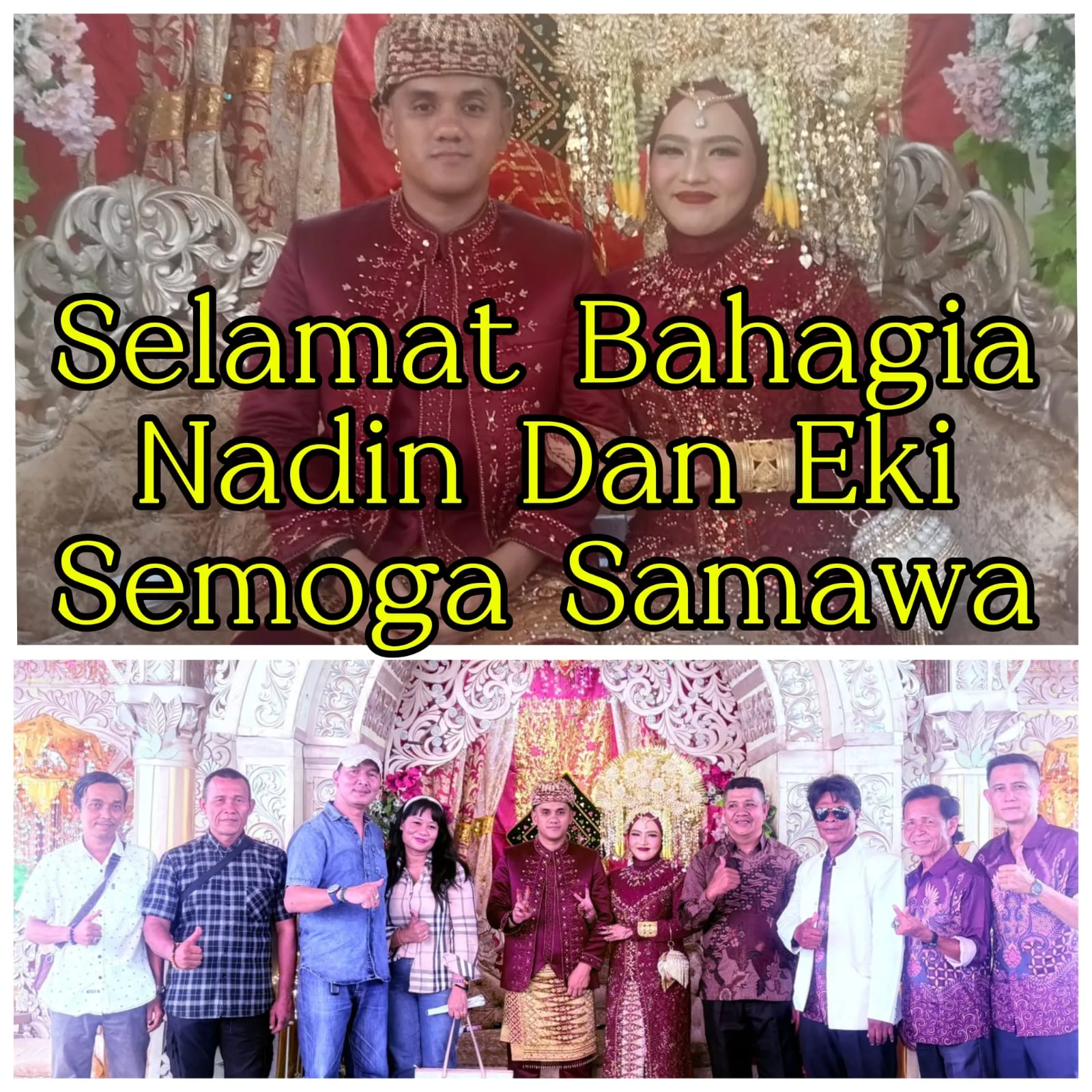 cbcpos.com|Selamat Bahagia Dan SAMAWA Nadin Dan Eki