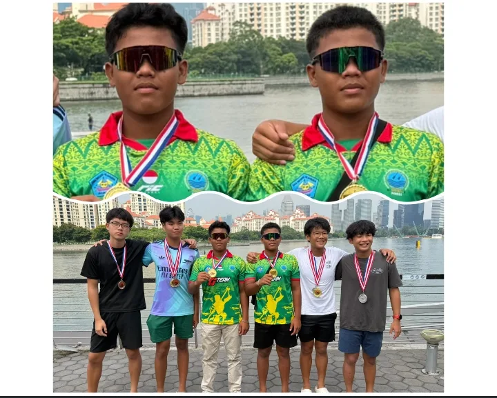 IMG-20260524-WA0096 cbcpos.com|SMA Olahraga Pekanbaru Riau Ukir Prestasi Internasional di Singapore, Aslim S.Pd Bangga Atlet Dayung SKO Riau Raih Emas